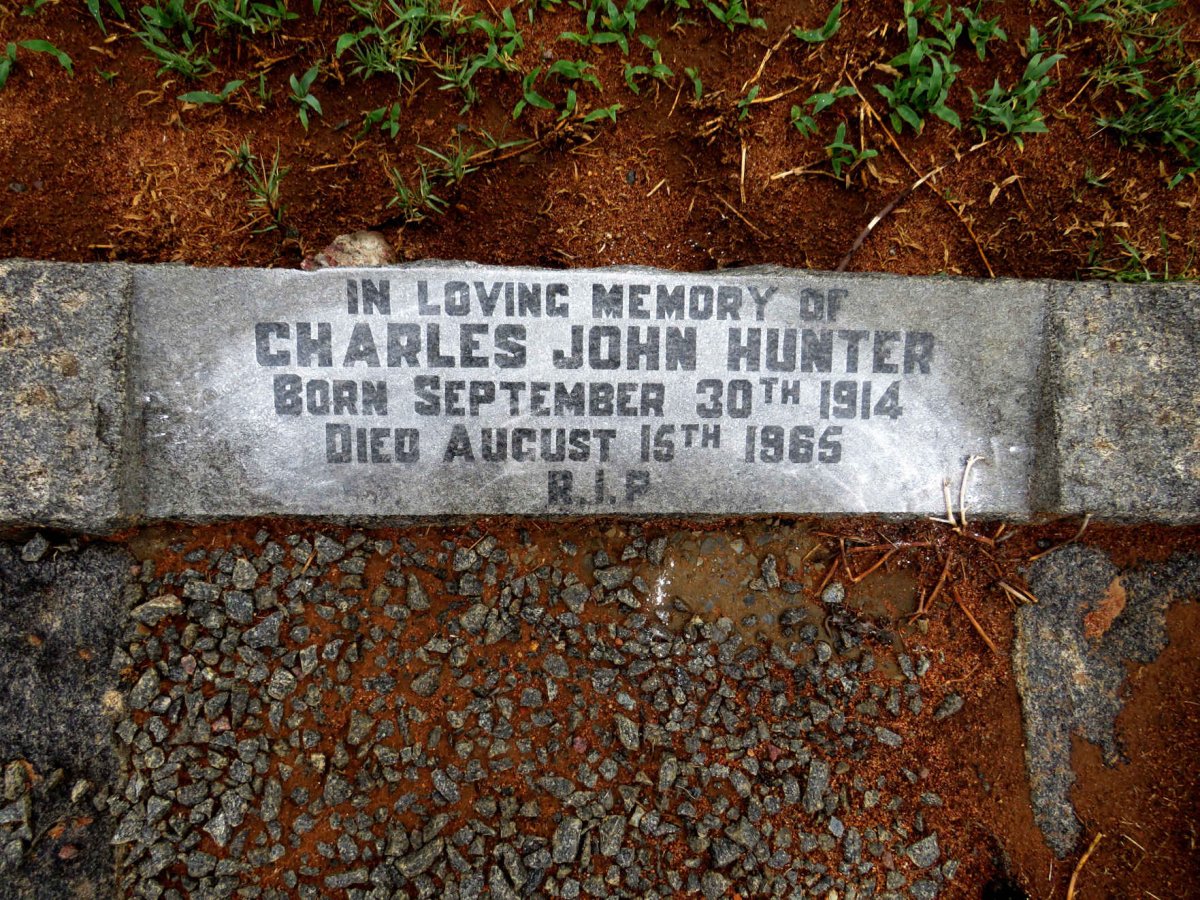 HUNTER Charles John 1914-1965