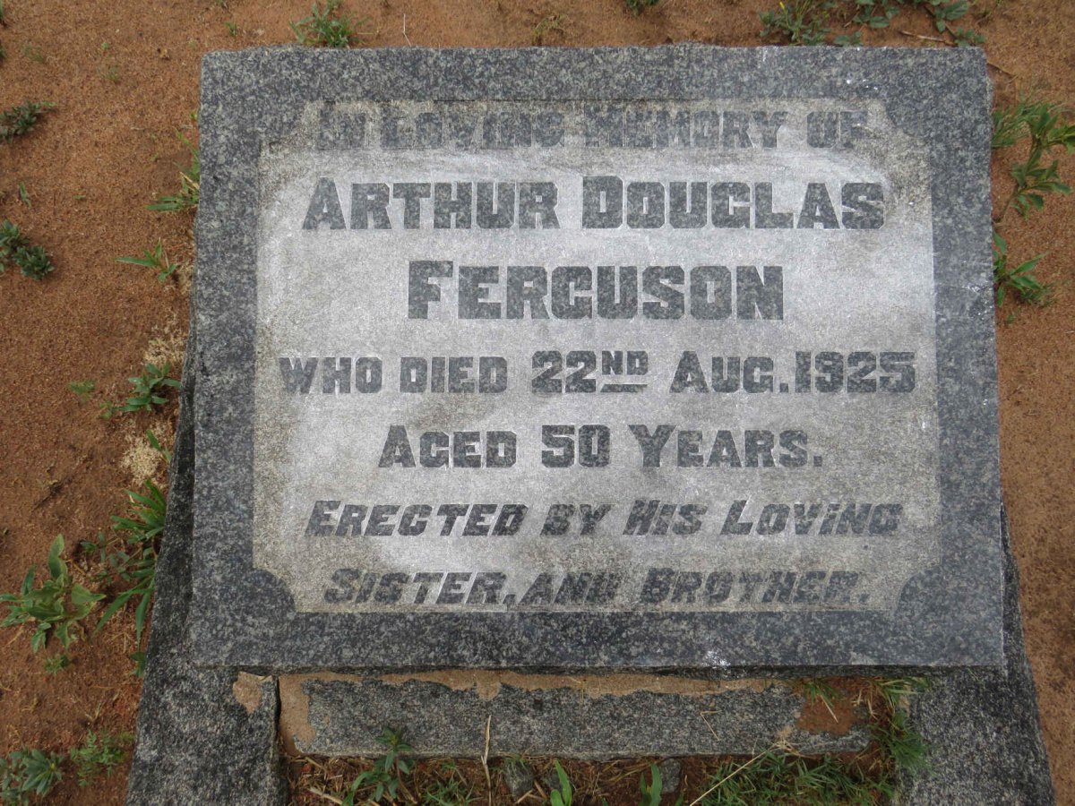 FERGUSON Arthur Douglas -1925