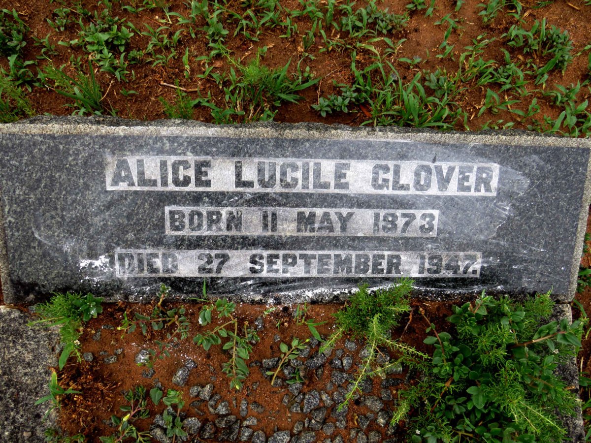GLOVER Alice Lucile 1873-1947