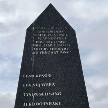 4. Segopotso Memorial: 2003