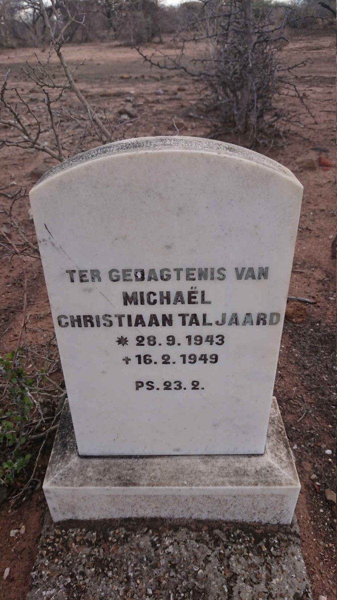 TALJAARD Michael Christiaan 1943-1949