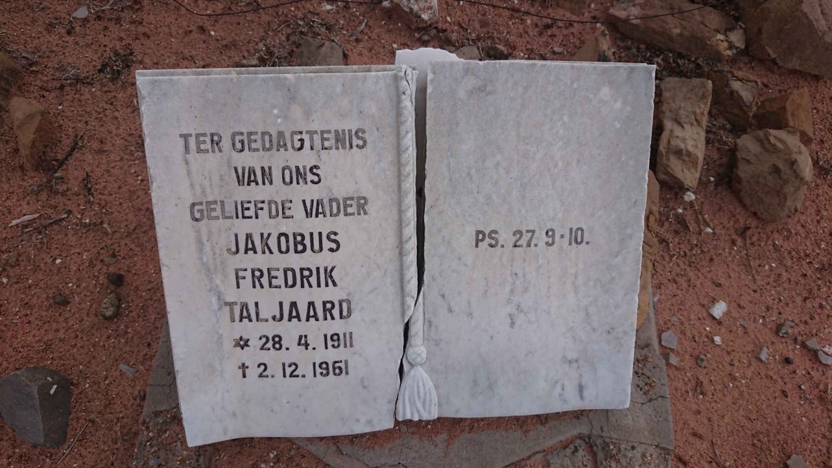 TALJAARD Jakobus Fredrik 1911-1961