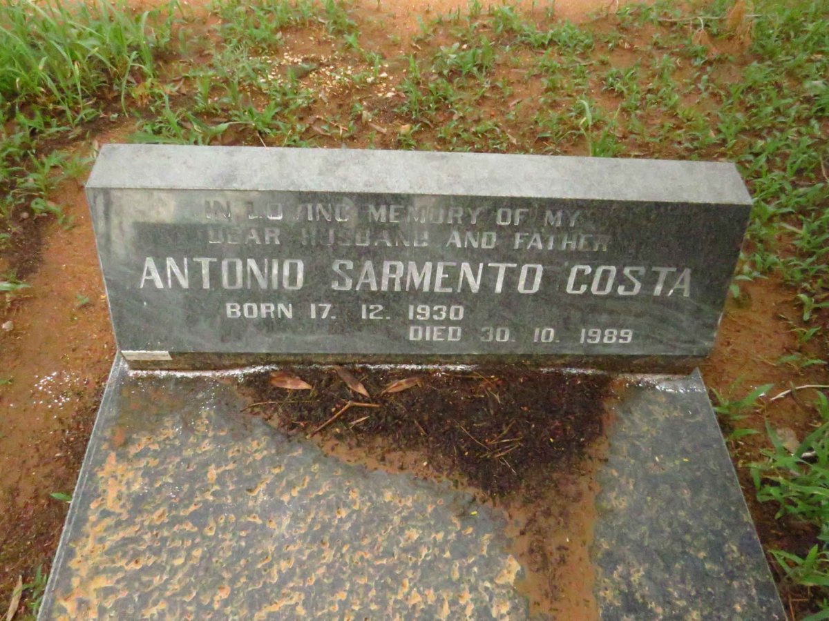 COSTA Antonio Sarmento 1930-1989