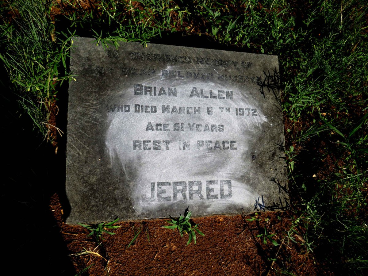 JERRED Brian Allen -1972