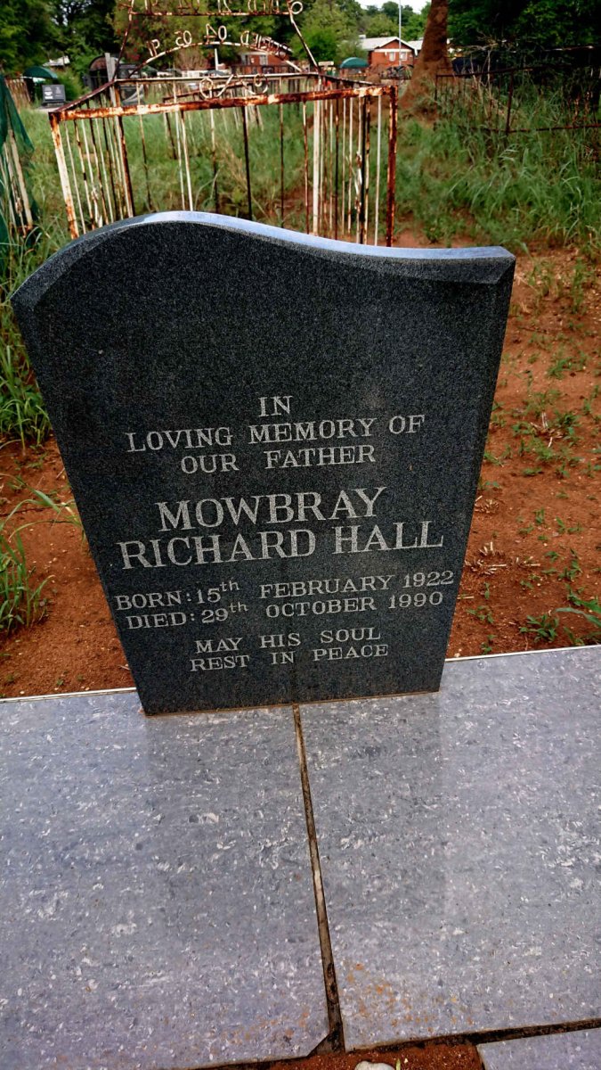 MOWBRAY Richard Hall 1922-1990