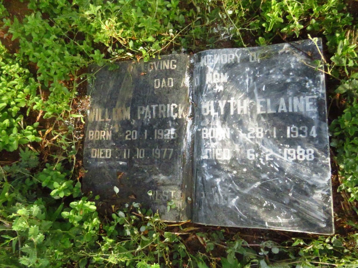 ? William Patrick 1925-1977 & Blyth Elaine 1934-1988