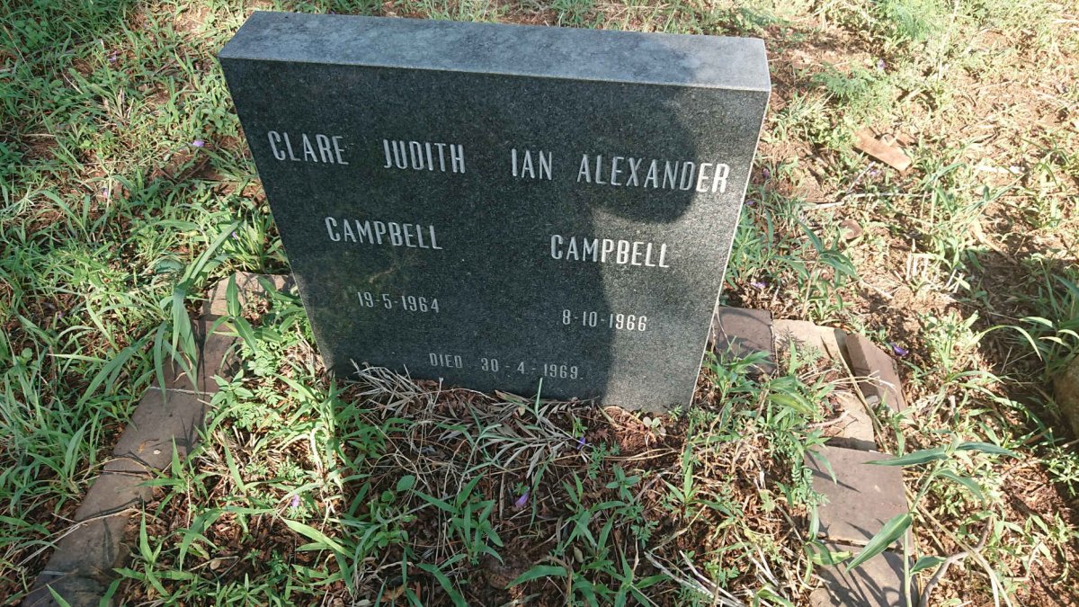 CAMPBELL Ian Alexander 1966- 1969 :: CAMPBELL Clare Judith 1964-1969