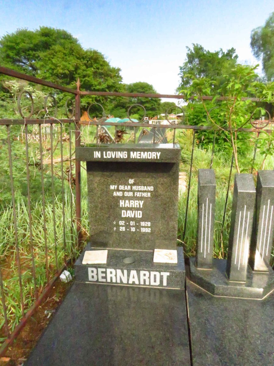 BERNARDT Harry David 1928-1982
