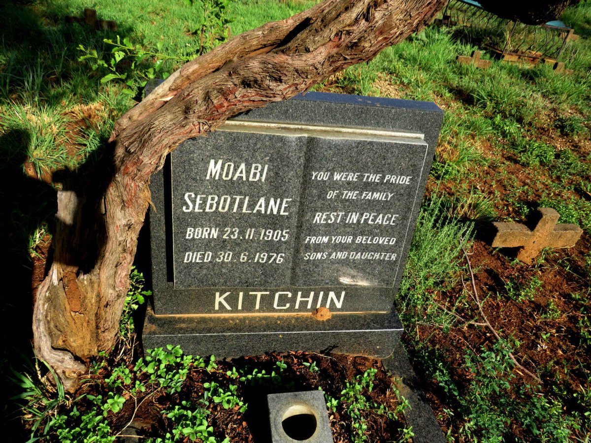 KITCHIN Moabi Sebotlane 1905-1976