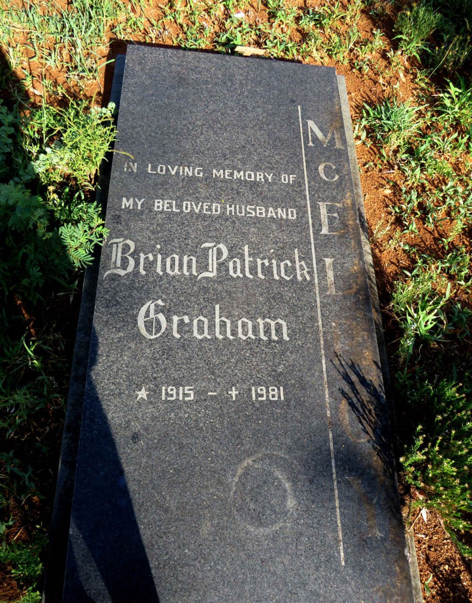 MCELROY Brian Patrick Graham 1915-1981