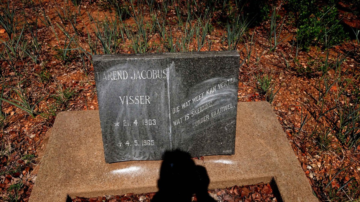 VISSER Barend Jacobus 1903-1965