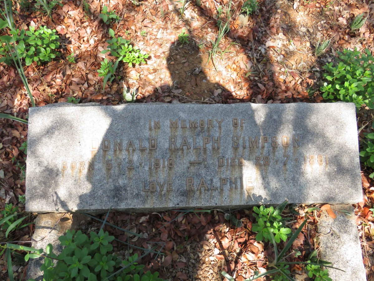 SIMPSON Donald Ralph 1910-1961