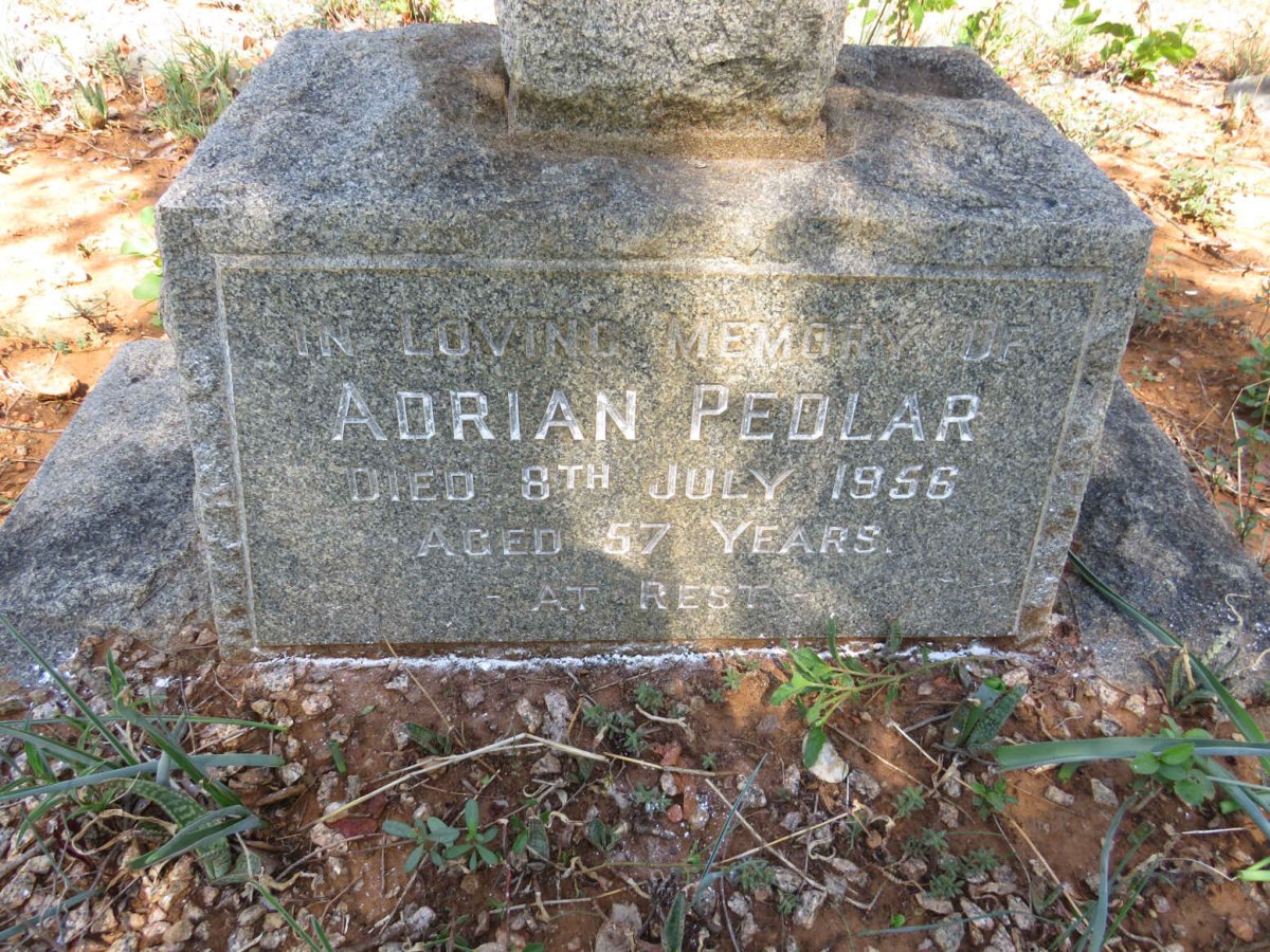 PEDLAR Adrian -1956