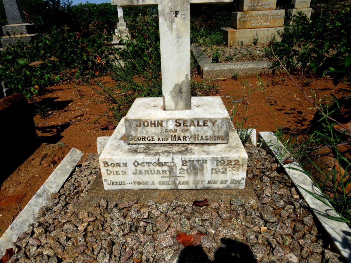 SEALEY John 1922-1923