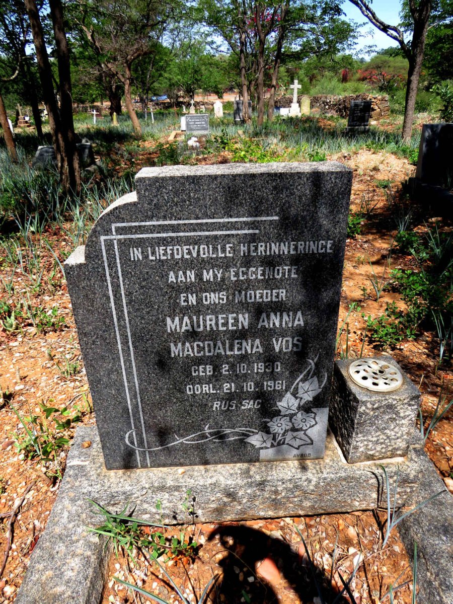 VOS Maureen Anna Magdalena 1930-1961