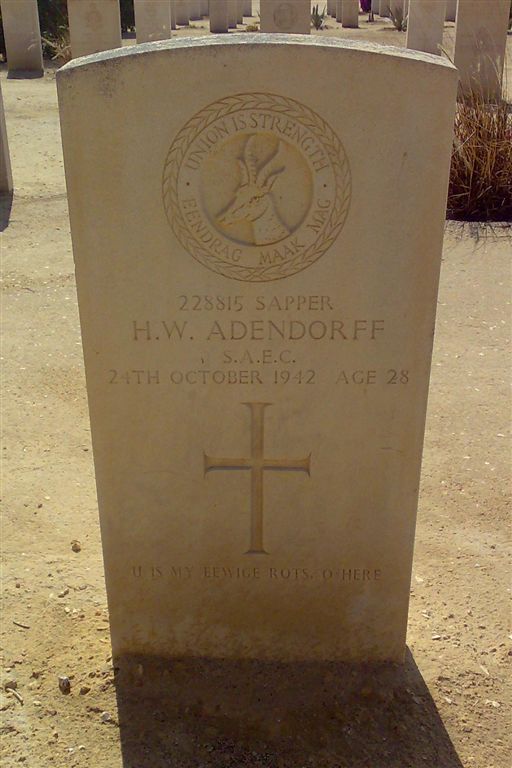 ADENDORFF H.W. -1942