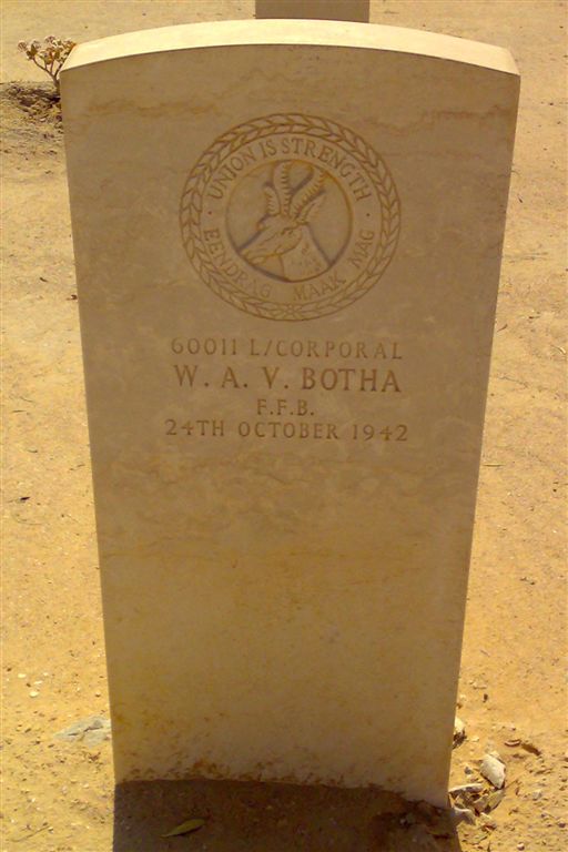 BOTHA W.A.V. -1942