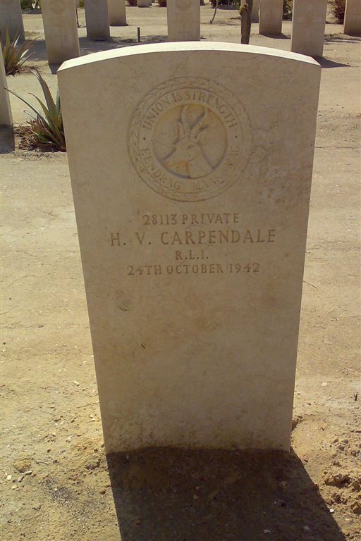 CARPENDALE H.V. -1942