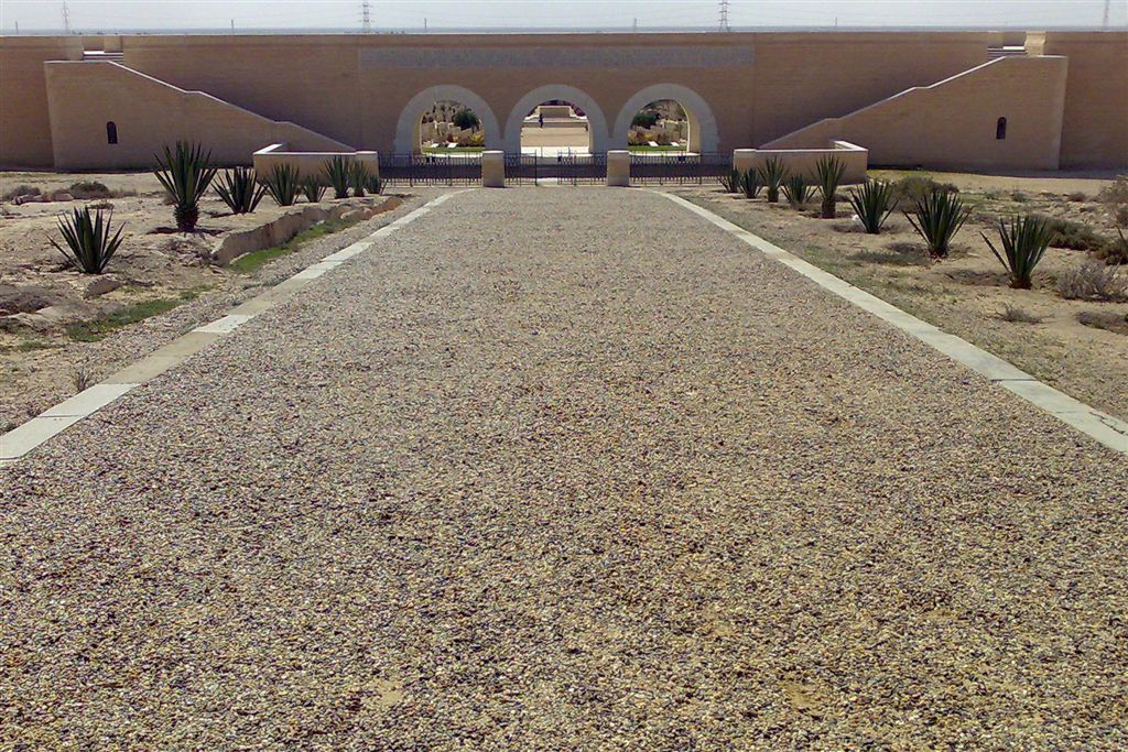  1. Entrance to the El Alamein Cemetery