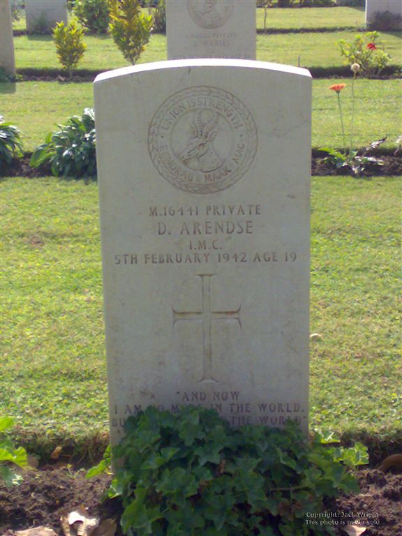 ARENDSE D. -1942
