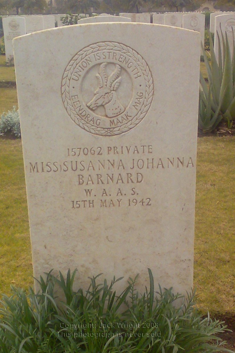BARNARD Susanna Johanna - 1942