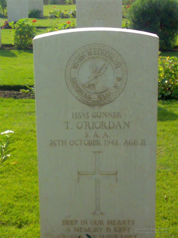O'RIORDAN T. -1942