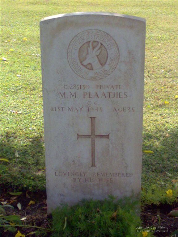 PLAATJIES M.M. -1945