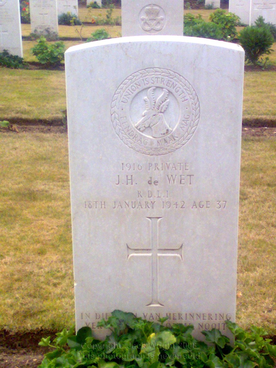 WET J.H., de -1942