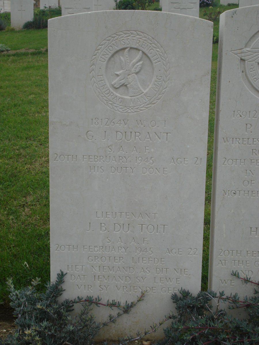 DURANT G.J. -1945 :: TOIT J.B. ,du -1945