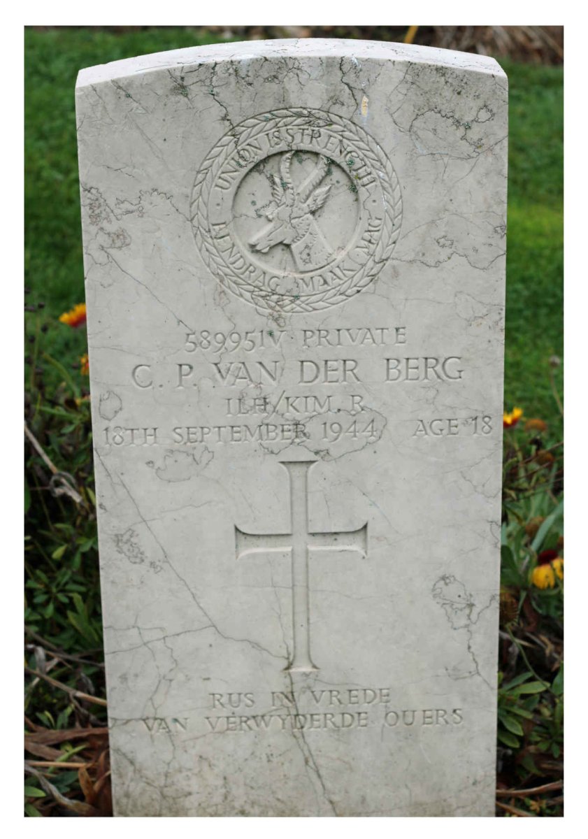 BERG C.P., van der -1944