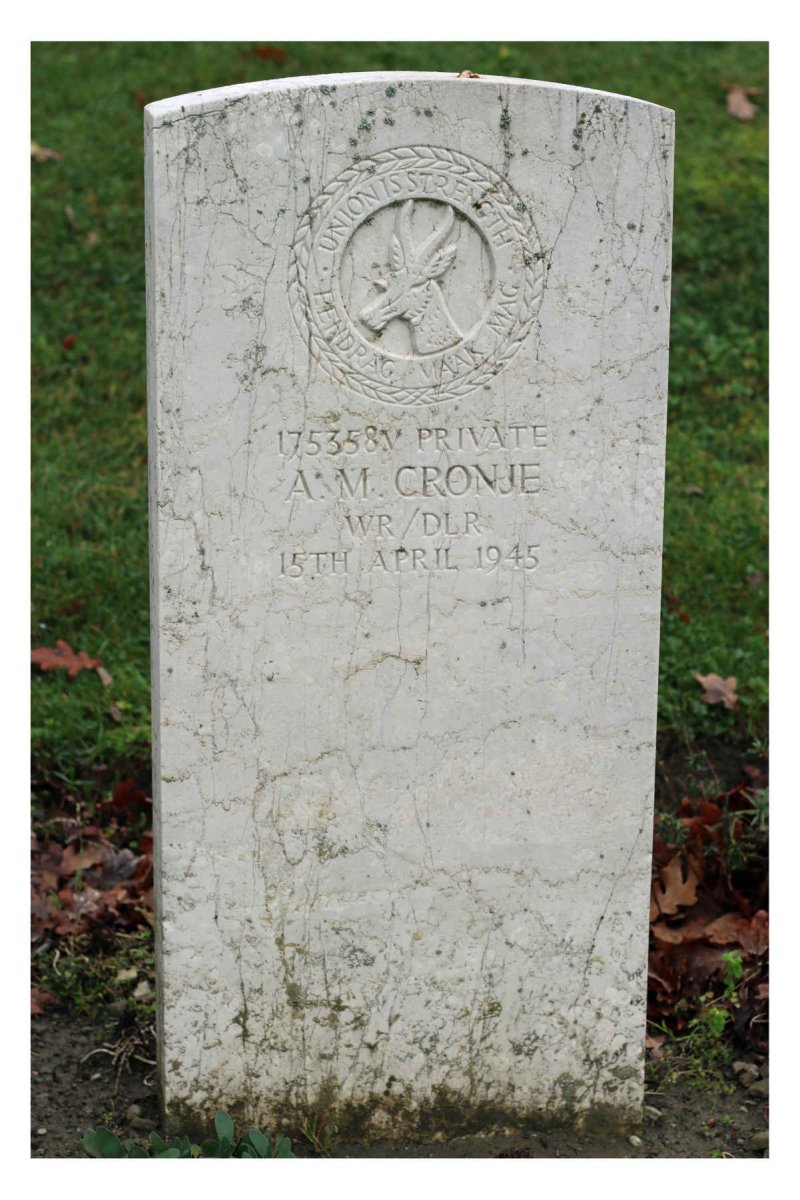 CRONJE A.M. -1945