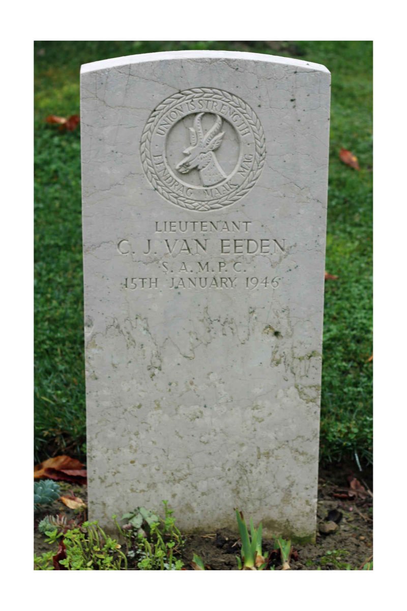 EEDEN C.J., van -1945