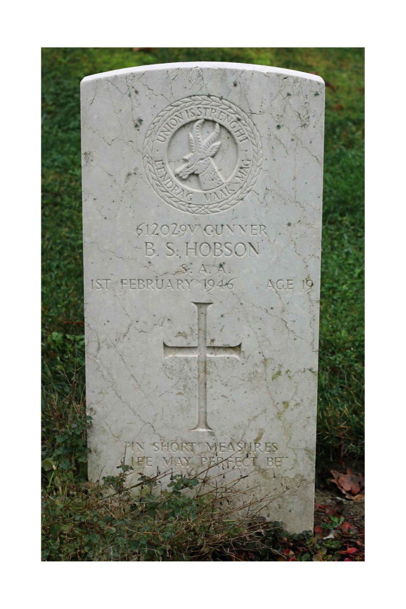 HOBSON B.S. -1946