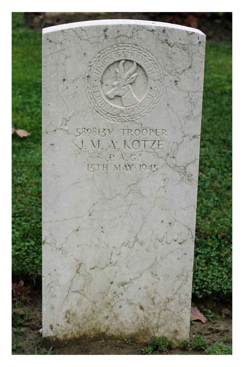 KOTZE J.M.A. -1945