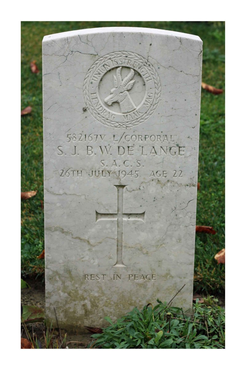 LANGE S.J.B.W., de -1945