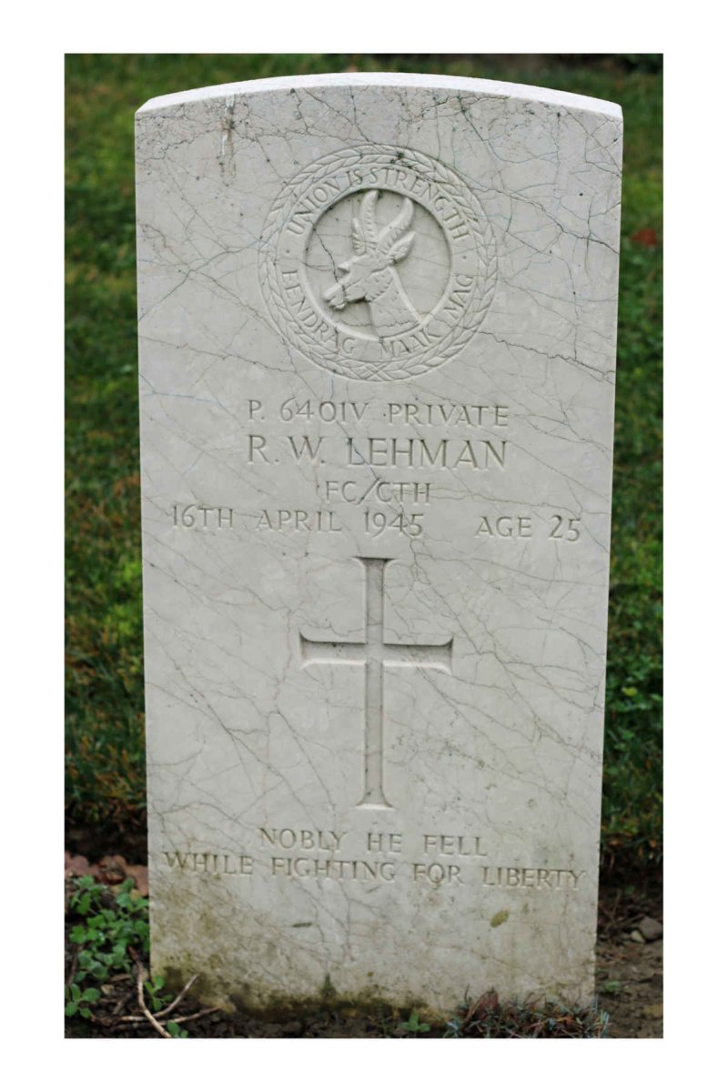 LEHMAN R.W. -1945