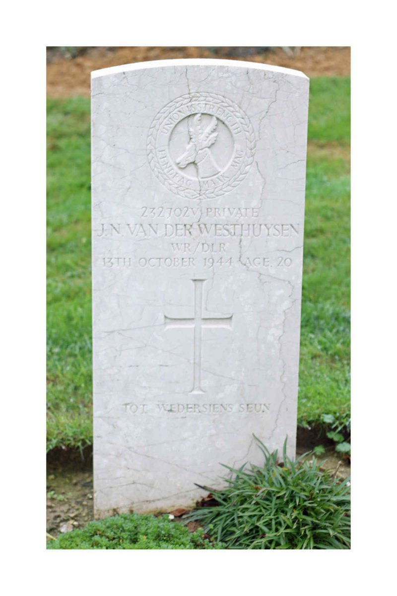 WESTHUYSEN J.N., van der -1944