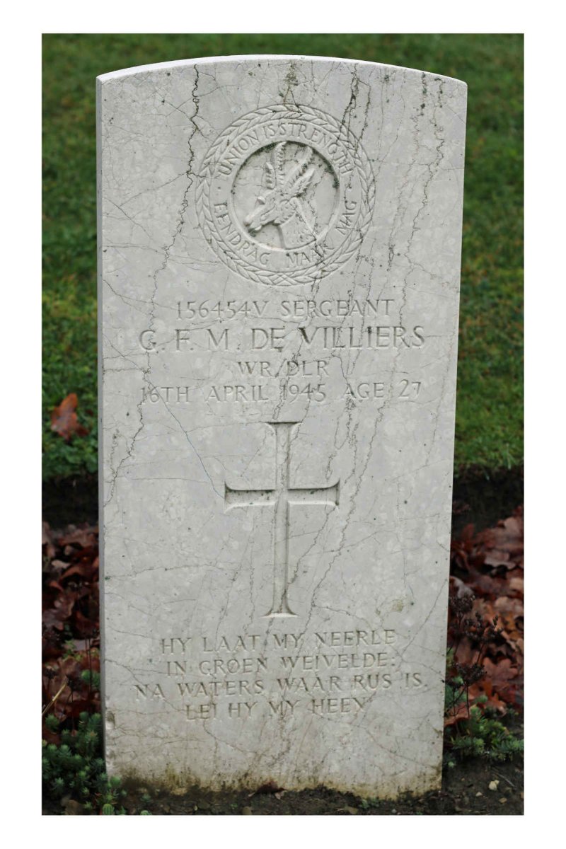 VILLIERS G.F.M., de -1945