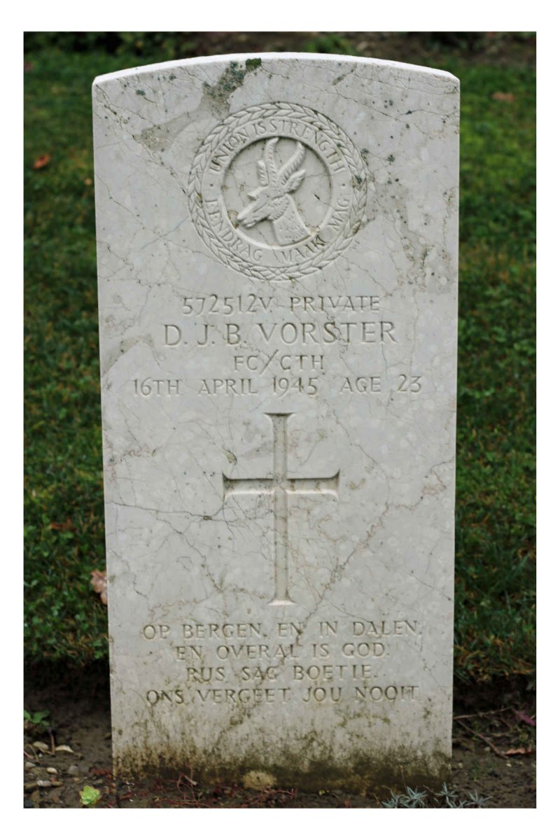 VORSTER D.J.B. -1945
