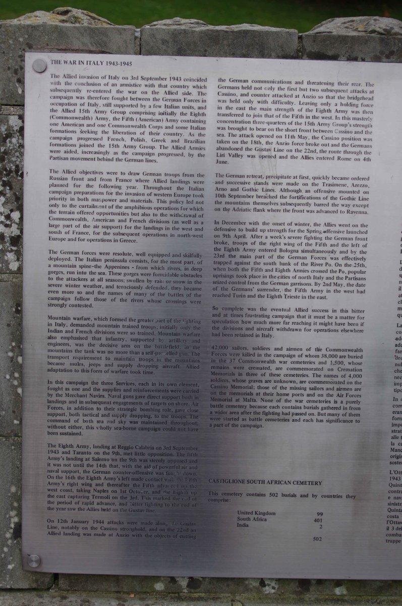 3. Information regarding the battles