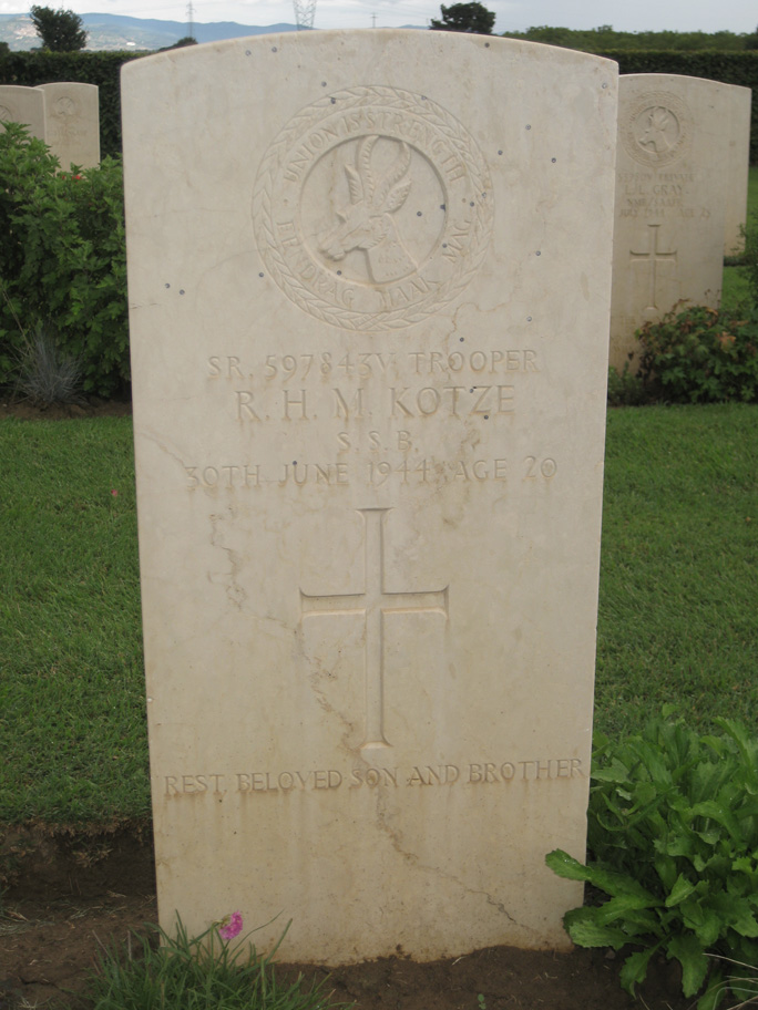 KOTZE R.H.M. -1944
