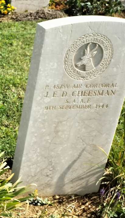 CHEESMAN J.E.D. -1944