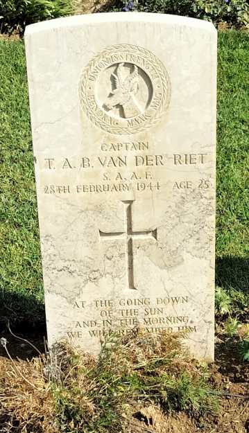 RIET T.A.B., van der -1944