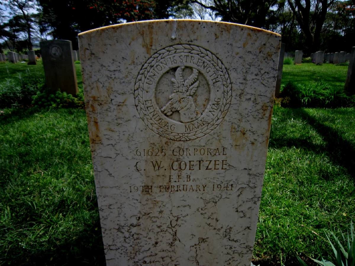 COETZEE C.W. -1941