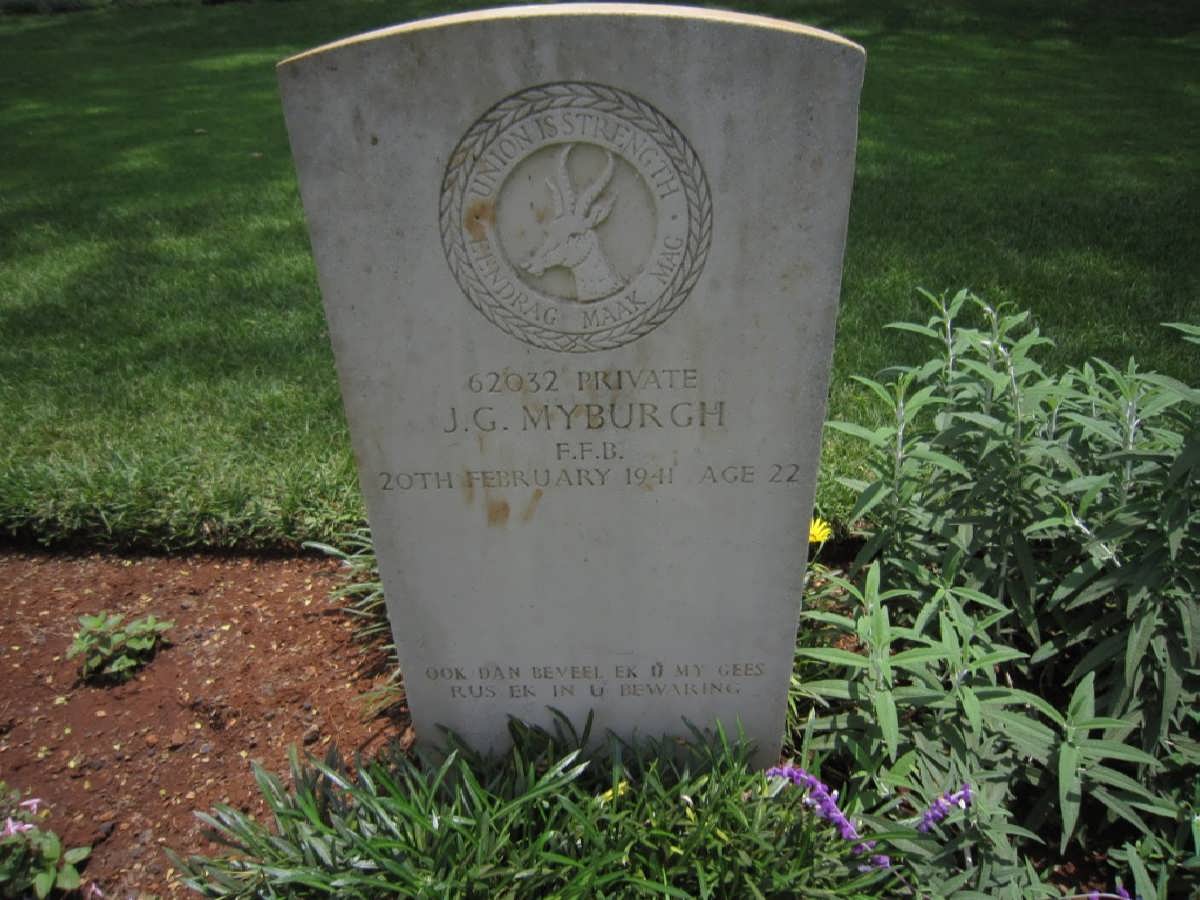 MYBURGH J.G. -1941