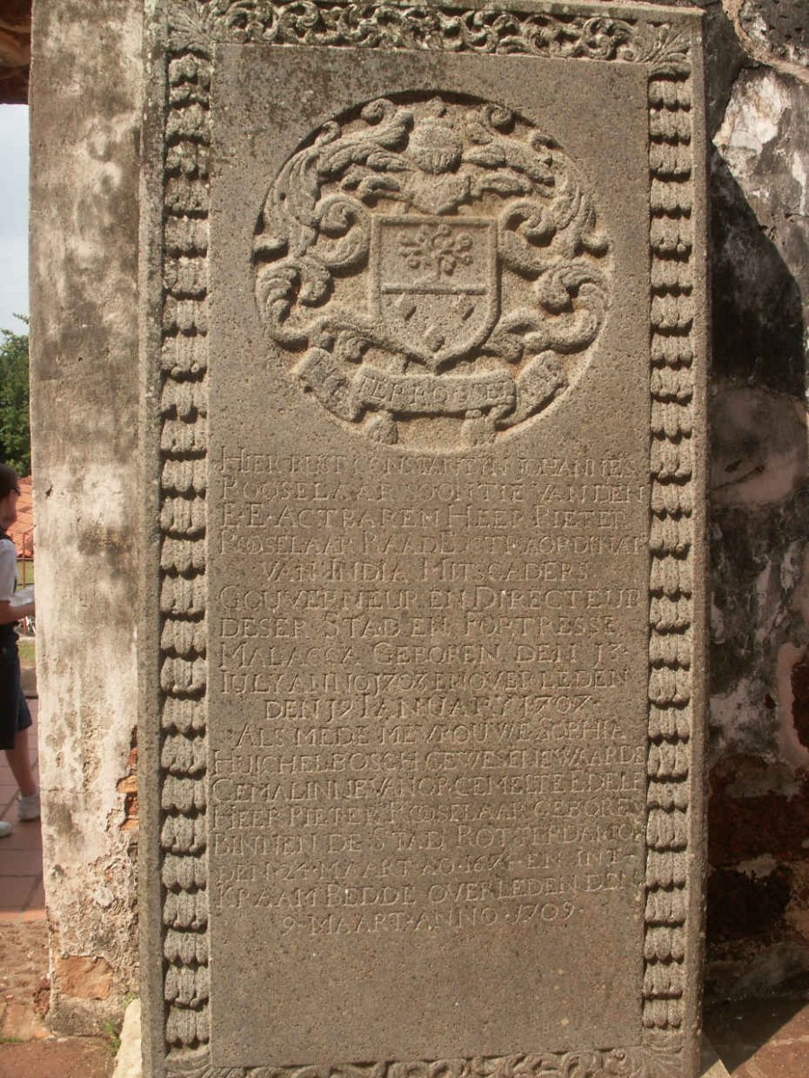ROOSELAAR Constantyn Johannes 1703-1707 :: ROOSELAAR Sophia nee HUICHELBOSCH 1674-1709