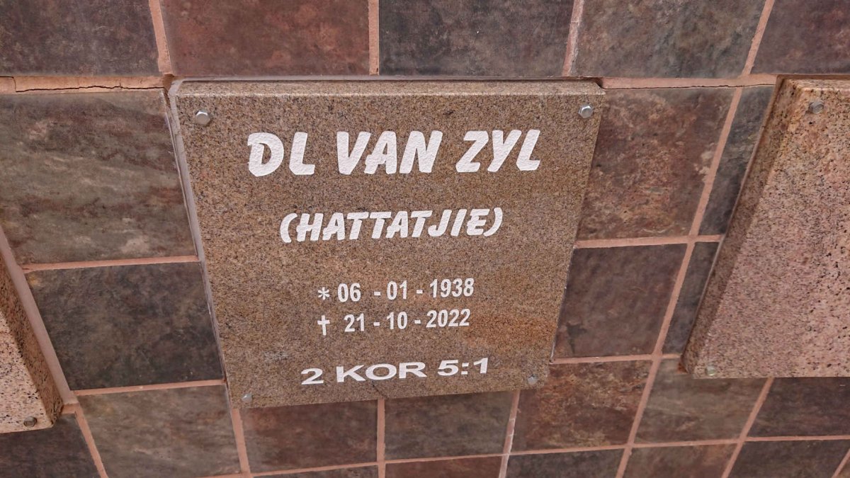 ZYL D.L., van 1938-2022