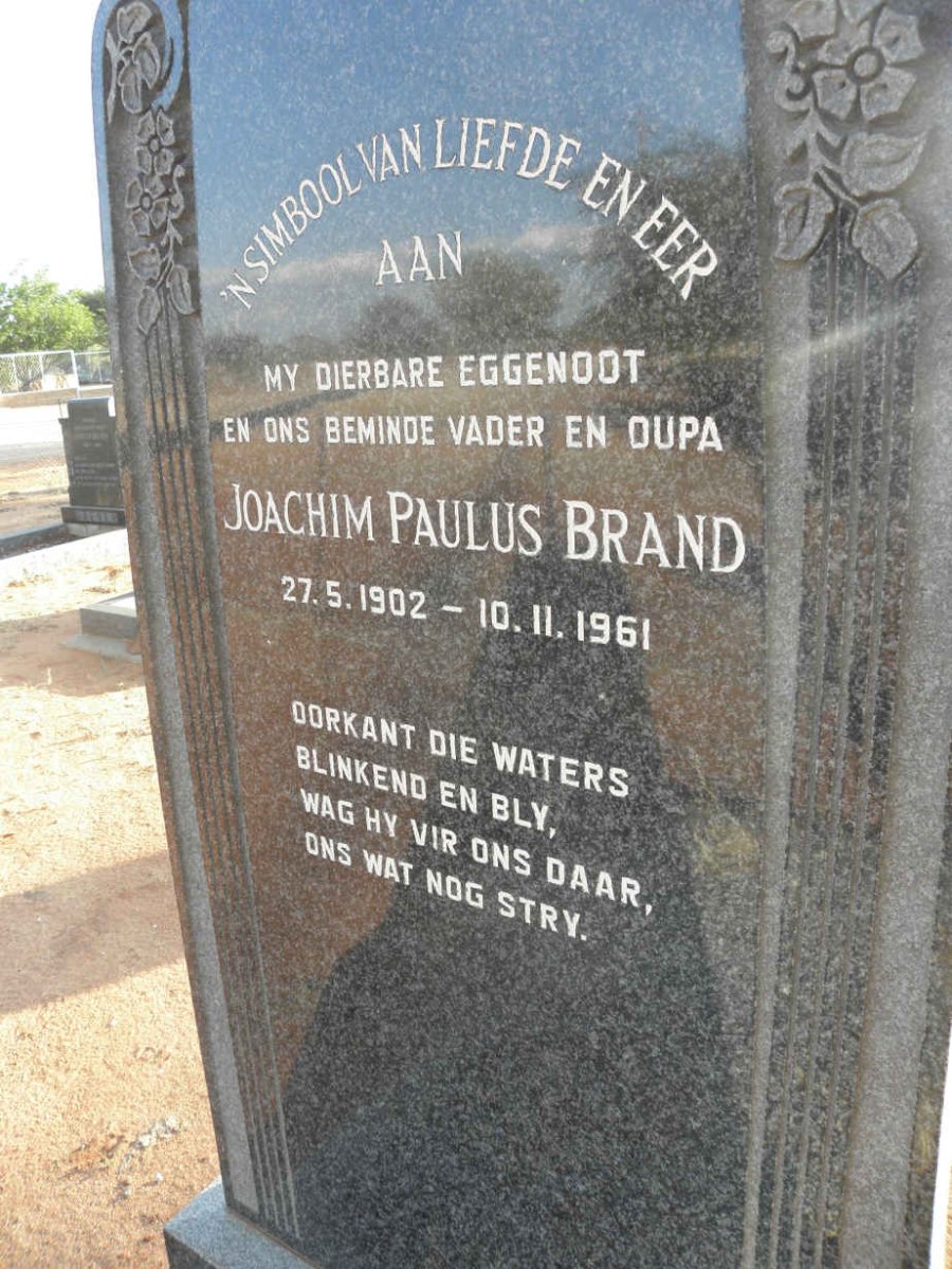 BRAND Joachim Paulus 1902-1961