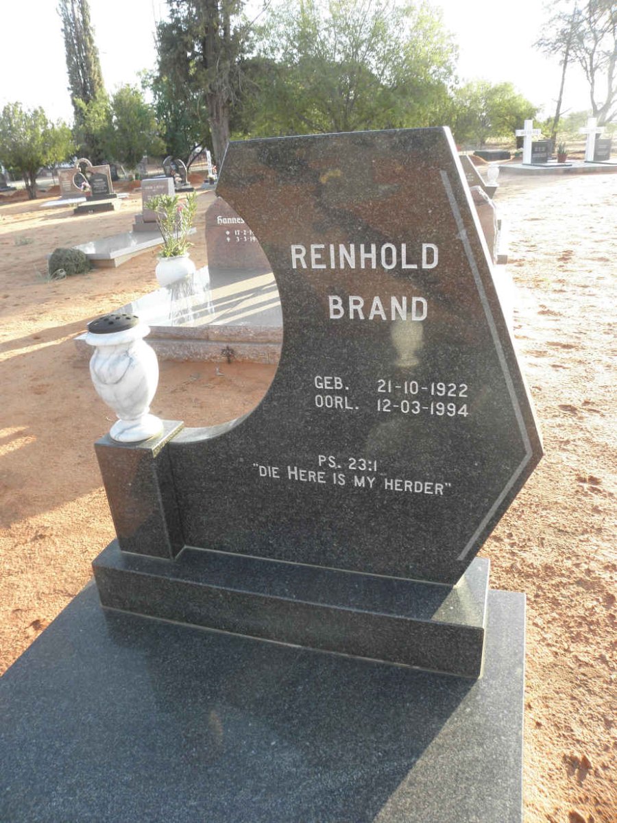 BRAND Reinhold 1922-1994