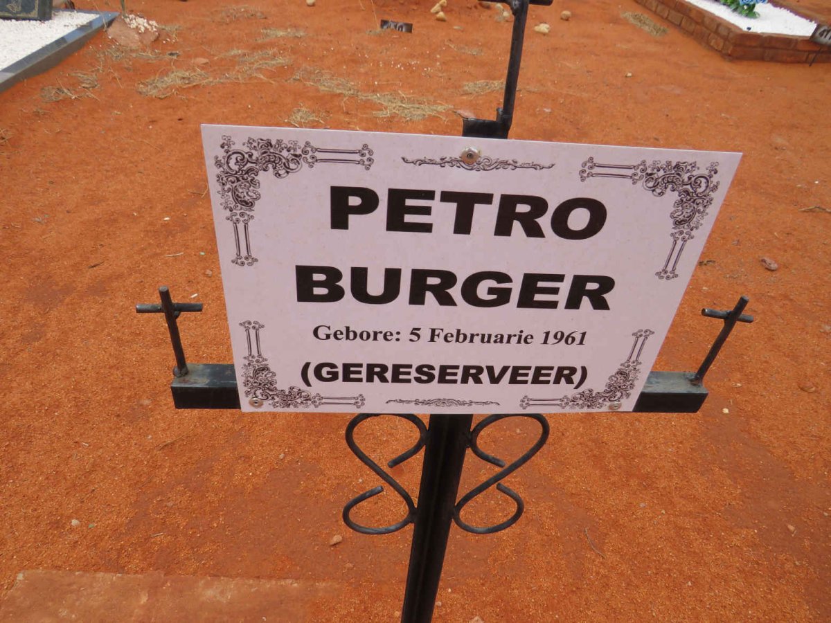 BURGER Petro 1961-